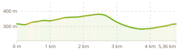 Strecke - Höhenprofil